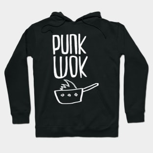 Funny, punkrock, pun, punk wok Hoodie